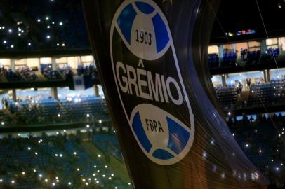  

PORTO ALEGRE, RS, BRASIL, 22.11.2017. Grêmio enfrenta o argentino Lanús, na primeira partida da final da Libertadores 2017, na Arena.

Foto: André Ávila/Agência RBS