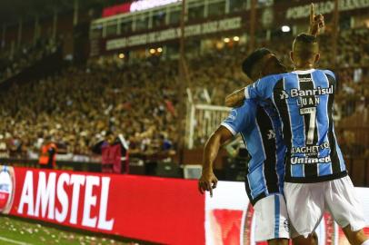  LANÚS, ARGENTINA - 29/11/2017 - O Grêmio enfrenta o Lanús pela segunda partida da final da Libertadores de 2017. Em Porto Alegre, o time de Renato Portaluppi venceu por 1x0. (Félix Zucco/Agência RBS)Indexador: Felix Zucco