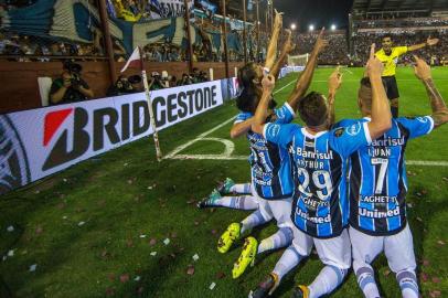 Gremio x Lanus

RS - FUTEBOL/GREMIO X LANUS  - ESPORTES - Lance da partida entre Gremio e Lanus disputada nesta quarta-feira no estÃ¡dio La Fortaleza valida pela grande final da Libertadores da America 2017. FOTO: /GREMIO FBPA

Editoria: SPO
Indexador: Lucas Uebel
Secao: futebol
Fonte: Gremio.net
Fotógrafo: Gremio 