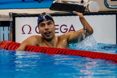 Rio de Janeiro, Brasil, 8 de Setembro. Daniel Dias CampeÃ£o da final dos 200m livre categoria S5 no EstÃ¡dio AquÃ¡tico OlÃ­mpico Jogos ParalÃ­mpicos do Rio de Janeiro. CrÃ©ditos: Heusi Action / Gabriel Heusi