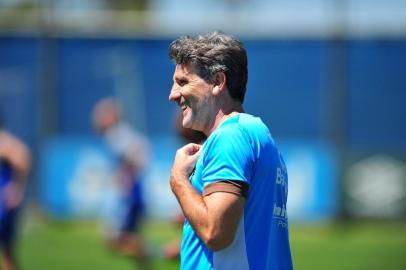 PORTO ALEGRE, RS, BRASIL, 14-11-2017. Treino do Grêmio no CT Luiz Carvalho. Renato Gaúcho (FÉLIX ZUCCO/AGÊNCIA RBS)