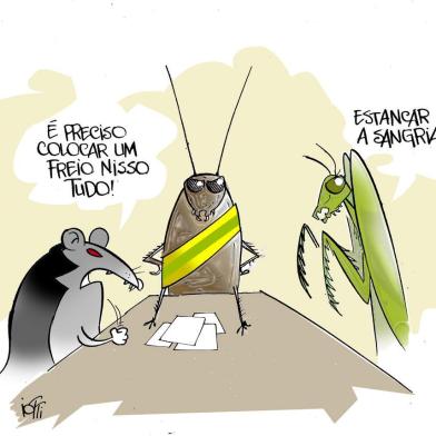 Charge de Iotti publicada em 5 de dezembro de 2017