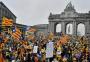 Milhares de manifestantes marcham em Bruxelas pela independência da Catalunha