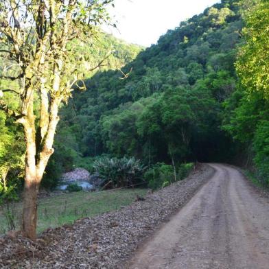 Caminho Autoguiado do Vale do Taquari (Caminhos de Tamanduá), no interior do município de Marques de Souza. Na foto, trecho do trajeto.