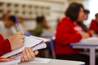  FLORIANÓPOLIS, SC, BRASIL - 19/09/2016Mudanças no Ensino Médio. Na foto, alunos do terceiro ano do ensino médio do Instituto Estadual de Educação