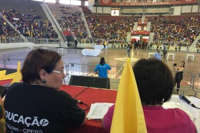 PORTO ALEGRE, 08/12/2017, Assembleia do Cpers decide encerrar greve após 94 dias