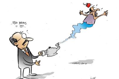 Charge de Iotti publicada em 9 de dezembro de 2017