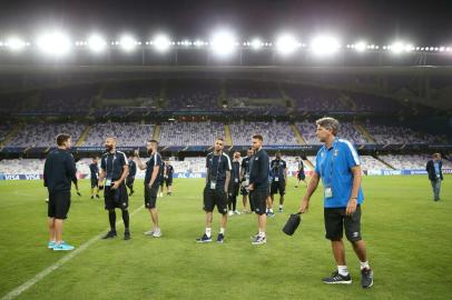  

AL AIN, EMIRADOS ÁRABES UNIDOS - 11-12-2017. Grêmio visita o Estádio Hazza bin Zayed, localizado em Al Ain, Emirados Árabes Unidos. (FOTO: JEFFERSON BOTEGA/AGÊNCIA RBS)
Indexador: Jefferson Botega