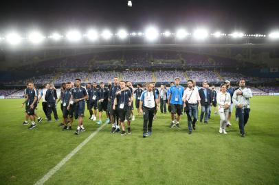  

AL AIN, EMIRADOS ÁRABES UNIDOS - 11-12-2017. Grêmio visita o Estádio Hazza bin Zayed, localizado em Al Ain, Emirados Árabes Unidos. (FOTO: JEFFERSON BOTEGA/AGÊNCIA RBS)
Indexador: Jefferson Botega