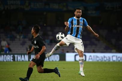 AL AIN, EMIRADOS ÁRABES UNIDOS, 12-12-2017 -Semi final do mundial de clubes: Grêmio x Pachuca. Edílson (FOTOGRAFO: JEFFERSON BOTEGA / AGENCIA RBS)
Indexador: Jefferson Botega