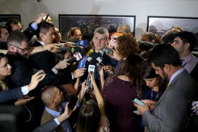 BRASÍLIA, 13/12/2017, Romero Jucá concede entrevista sobre reforma da Previdência. Wilson Dias/Agência Brasil