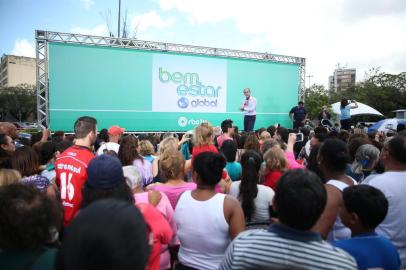  

Porto Alegre/RS - 14/11/2014 - Transmissão ao vivo do programa Bem Estar, da Rede Globo, direto do parque da Redenção.