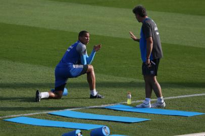 jael, renato portaluppi, grêmio, treino, futebol