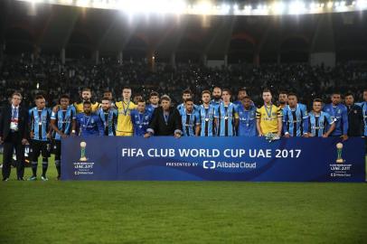  

ABU DHABI, EMIRADOS ARABES UNIDOS, 16-12-2017. Grêmio enfrenta o Real Madrid pela final do Mundial. (JEFFERSON BOTEGA/AGÊNCIA RBS)