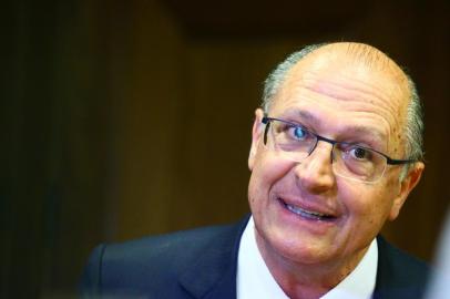  PORTO ALEGRE, RS, BRASIL, 11-08-2017. O governador de São Paulo, Geraldo Alckmin, visitou as instalações da RBS. (LAURO ALVES/AGÊNCIA RBS)