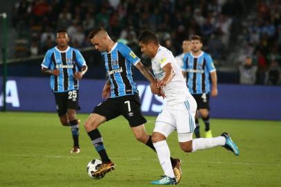  ABU DHABI, EMIRADOS ARABES UNIDOS, 16-12-2017. Grêmio enfrenta o Real Madrid pela final do Mundial. (JEFFERSON BOTEGA/AGÊNCIA RBS)Indexador: Jefferson Botega