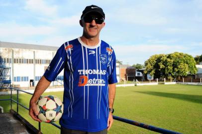  CAXIAS DO SUL, RS, BRASIL, 18/12/2017 - Amadores Futebol Clube 13, com Valmor José Lazzari é jogador e dirigente do Esporte Clube União Forquetense. (Marcelo Casagrande/Agência RBS)