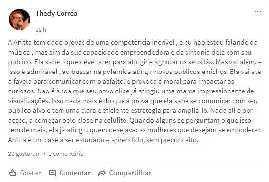 Reprodução / Linkedin