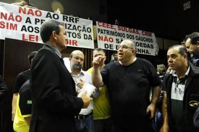  PORTO ALEGRE, RS, BRASIL, 22-12-2017. Na votação mais importante do ano para o governo Sartori na Assembleia Legislativa, o Piratini admite a possibilidade de não conseguir votar nesta sexta-feira (22) o projeto de lei complementar (PLC) que autoriza o Estado a aderir ao Regime de Recuperação Fiscal proposto pelo governo federal.(RONALDO BERNARDI/AGÊNCIA RBS)