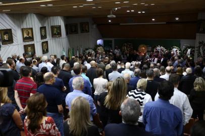  PORTO ALEGRE, RS, BRASIL - Corpo de Carlos Sperotto é velado na sede da Farsul, na capital.Indexador: Jefferson Botega