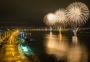 Show de fogos de 12 minutos marca Réveillon em Florianópolis