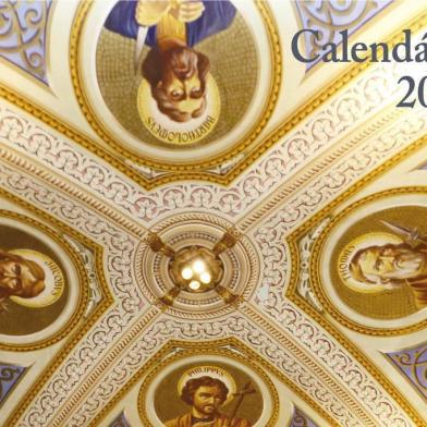 Calendário 2018 da Paróquia de Lourdes, em Caxias