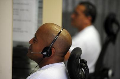  CAXIAS DO SUL, RS, BRASIL 29/12/2017Central de comunicações do CIOSP. (Felipe Nyland/Agência RBS)