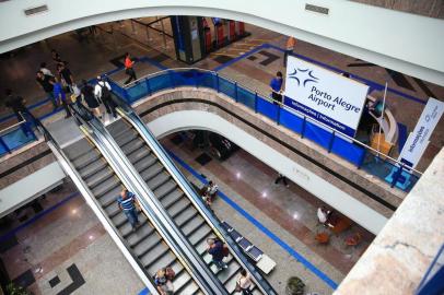  PORTO ALEGRE, RS, BRASIL - 2018.02.01 - A companhia alemã Fraport assumiu nesta terça-feira (2) a administração do aeroporto Salgado Filho, em Porto Alegre. O contrato de concessão é válido por25 anos e pode ser prorrogado por mais cinco. (Foto: ANDRÉ ÁVILA/ Agência RBS)