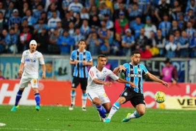  PORTO ALEGRE, RS, BRASIL 02/11/2016 - Grêmio recebe o Cruzeiro na noite desta quarta-feira, na Arena, em jogo de volta da semifinal da Copa do Brasil. (FOTO: ANDRÉ ÁVILA/AGÊNCIA RBS).