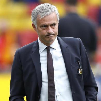 Manchester Uniteds Portuguese manager Jose Mourinho looks on before the English Premier League football match between Watford and Manchester United at Vicarage Road Stadium in Watford, north of London on September 18, 2016.