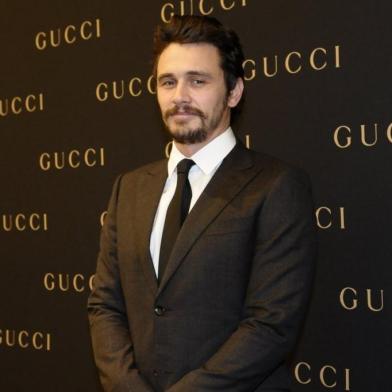 James Franco no coquetel da Gucci, em São Paulo.