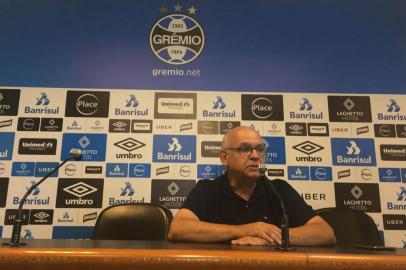  PORTO ALEGRE, RS, BRASIL, 10/01/2018 - Treino do Grêmio. Na foto:  Romildo Bolzan (FOTOGRAFO: ANDRÉ AVILA/ AGENCIA RBS)