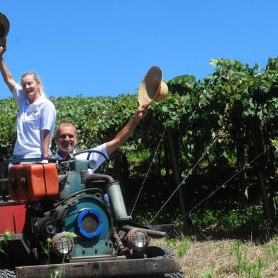  FLORES DA CUNHA, RS, BRASIL (09/01/2018) Propriedade Rural de Fernandes Muraro. Fernandes Muraro e a mulher Vania Branchini trabalham com o turismo rural.  (Roni Rigon/Pioneiro).