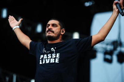  XANGRI-LÁ, RS, BRASIL - 30.01.2016 : Criolo se apresenta no Palco Planeta na segunda noite do festival Planeta Atlântida 2016. (FOTO: BRUNO ALENCASTRO/AGÊNCIA RBS, Editoria Segundo Caderno)