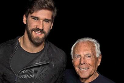 alisson becker, emporio armani, futebol, italia