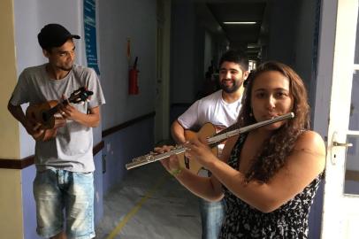 8 ¤ Festival Internacional Sesc de Música em Pelotas-RSFestival na Comunidade Grupo de Choro no Hospital Santa Casa de Misericórdia.Data: 16-01-2018Foto: Flávio Neves