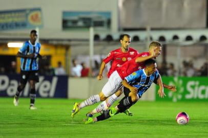  IJUÍ, RS, BRASIL, 17/01/2018 - Jogo São Luiz de Ijuí x Grêmio.Válido pela primeira rodada do Gauchão. (FOTOGRAFO: ANDRÉ ÁVILA / AGENCIA RBS)