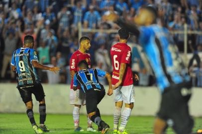  IJUÍ, RS, BRASIL, 17/01/2018 - Jogo São Luiz de Ijuí x Grêmio.Válido pela primeira rodada do Gauchão. (FOTOGRAFO: ANDRÉ ÁVILA / AGENCIA RBS)