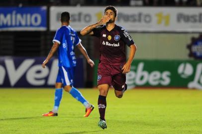  CAXIAS DO SUL, RS, BRASIL, 17/01/2018. Caxias x NH, jogo válido pela primeira rodada do Campeonato Gaúcho (Gauchão 2018) e realizado no estádio Centenário. (Porthus Junior/Agência RBS)