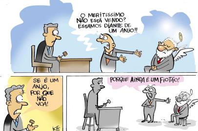 Charge de Iotti publicada em18 de janeiro de 2018