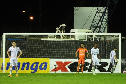  PELOTAS, RS, BRASIL, 17/01/2018. Brasil de Pelotas x Juventude. Partida válida pela primeira rodada do Campeonato Gaúcho, o Gauchão 2018, no Estádio Bento Freitas. (Diogo Sallaberry/Agência RBS)