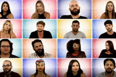 Card com os novos participantes do Big Brother Brasil 2018