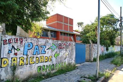  PORTO ALEGRE-RS- BRASIL- 19/01/2018-  Escola Estadual de Ensino Fundamental Alberto Bins, na rua Moab Caldas, bairro Santa Tereza.  FOTO FERNANDO GOMES/ZERO HORA.