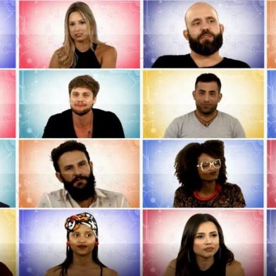 Card com os novos participantes do Big Brother Brasil 2018