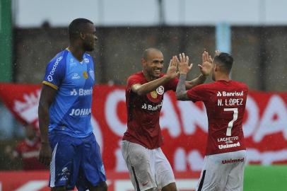  NOVO HAMBURGO, RS, BRASIL 21/01/2018 - Novo Hamburgo x Iinternacional, jogo válido pela segunda rodado do gauchão. (FOTOGRAFO: MATEUS BRUXEL / AGENCIA RBS)