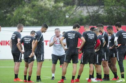  PORTO ALEGRE, RS, BRASIL, 22/01/2018 - Treino do Inter que ocorreu na manhã desta segunda feira.(FOTOGRAFO: RONALDO BERNARDI / AGENCIA RBS)