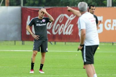  PORTO ALEGRE, RS, BRASIL, 22/01/2018 - Treino do Inter que ocorreu na manhã desta segunda feira.(FOTOGRAFO: RONALDO BERNARDI / AGENCIA RBS)