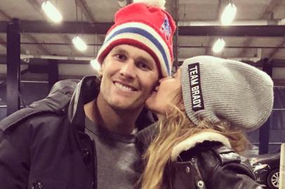 Gisele Bundchen e Tom Brady em foto no instagram 