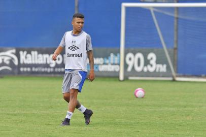  PORTO ALEGRE, RS, BRASIL, 22/01/2018: Treino do Grêmio. Na foto:  Matheus Henrique