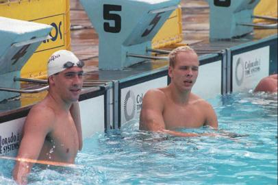 TrofÃ©u Brasil de NataÃ§Ã£o 1995: osTrofÃ©u Brasil de NataÃ§Ã£o 1995: os nadadores Gustavo Borges [2Âº colocado, Ã  esquerda] e Fernando Scherer, o Xuxa [vencedor], apÃ³s a chegada da prova dos 100 metros livre.  [FSP-Esporte-28.12.95]*** NÃO UTILIZAR SEM ANTES CHECAR CRÃDITO E LEGENDA*** (CrÃ©dito: Moacyr Lopes Jr./Folhapress)Local: SÃ£o Paulo [SP]